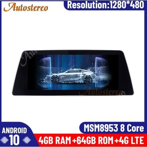 Android 10.0 6G+128 For BMW 5 Series G30 EVO 2018+ Car Head Unit Multimedia Player GPS Navigation Car Stereo Radio Tape Recorder