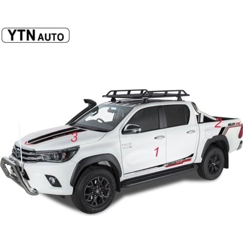 Custom Car Accessories Fit For Toyota Hilux 2011-2019 4x4 Off Road Stripe Decal Vinyl Graphic Cool Car Sticker car decoration