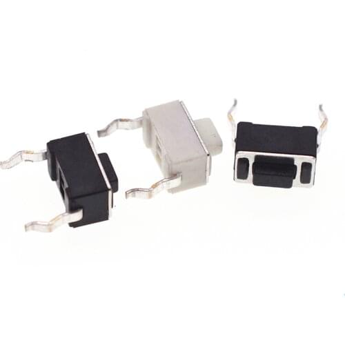 Free shipping 1000PCS 3x6x4.3mm Momentary Tactile Tact Push Button Switch 2 Pin DIP 3*6*4.3mm