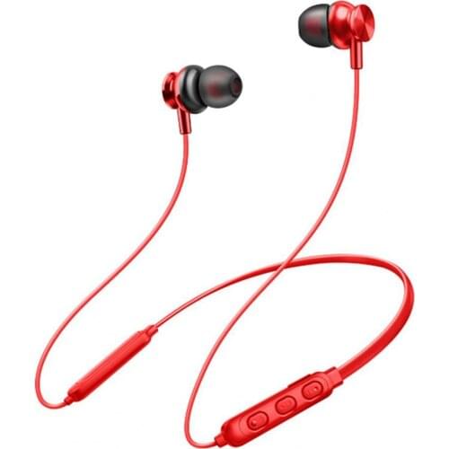 Wireless Earphone Long Standby Time High Fidelity Comfortable Bluetooth5.0 Magnetic Dynamic Neckband Headset for Music