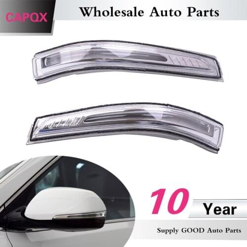 CAPQX 2PCS Side rearview Mirror LED turn signal Blinks For Hyundai Grand Santa Fe 2013 2014 2015 2016 87613 B8000 87623 B8000