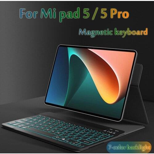 Magnetic Keyboard Case For Xiaomi MiPad 5 Pro / Mi Pad 5 2021 11''Tablet cases wireless keyboard Protective Cover Smart Shell