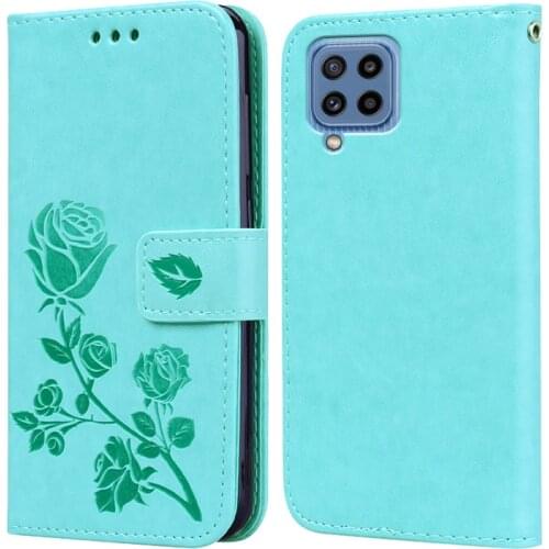 Phone Case For Samsung Galaxy M32 SM-M325F Wallet Cover For Samsung M 12 M02 s M42 5G M62 A22 A32 A52 A72 Cubrebocas Para Mujer