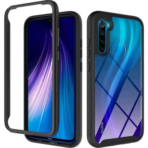 Transparent Full Protection Best Quality Case for Xiaomi Mi Poco X3 NFC 10T Lite Redmi Note 8 Pro 9 9A 9C Acrylic Anti-dust