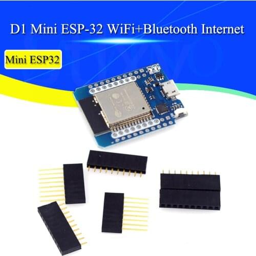 D1 Mini ESP32 ESP-32 WiFi+Bluetooth Internet of Things Development Board based ESP8266 Fully Functional
