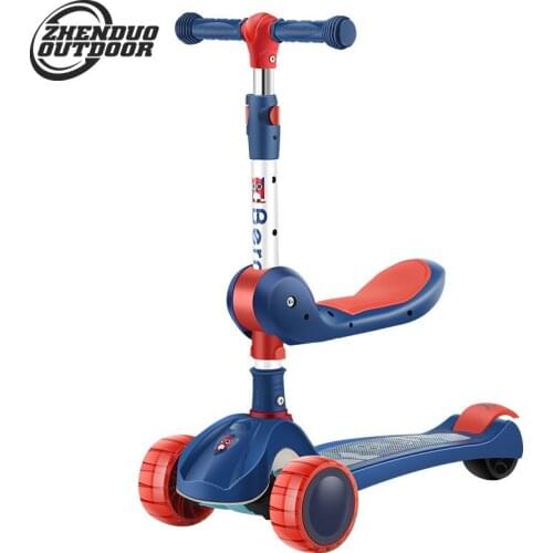 Baby Scooter Bicycle Slides on one Foot Three-in-one Suitable For Kid Multifunctional Folding Bike
