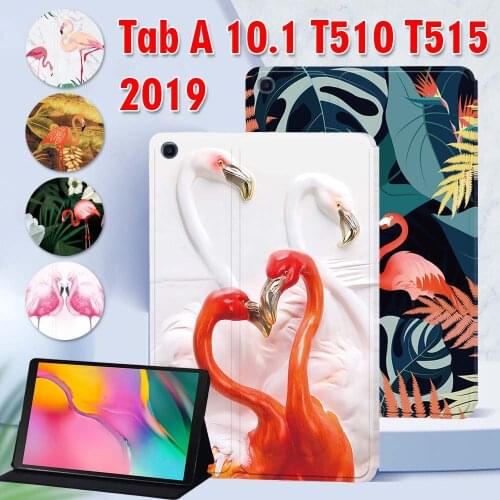 For Samsung Galaxy Tab A 10.1 Inch 2019 SM-T510 SM-T515 Tablet Case PU Leather Cover Case for Galaxy Tab A 10.1 T510 T515