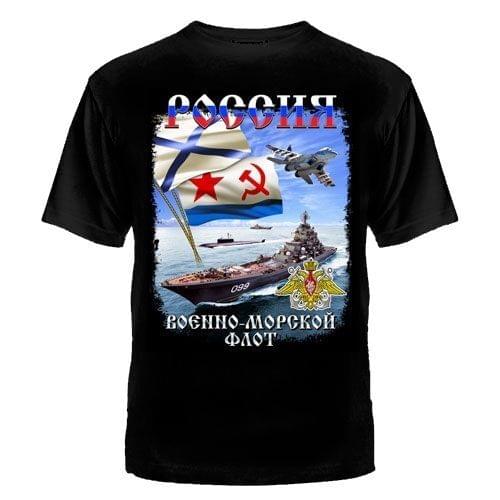 Russian Naval Fleet T-Shirt. Summer Cotton O-Neck Short Sleeve Mens T Shirt New S-3XL