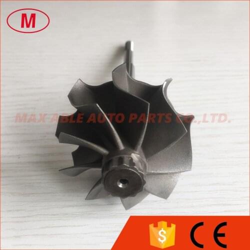 GT2871R 46.95/53.7mm 113mm 9 blades ball bearingTurbo turbine wheel shaft / turbine shaft&wheel
