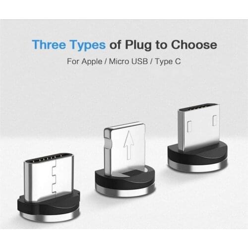 USB Port Magnetic Adapter Charger For IPhone For IOS Android Type C USB Cable For IPhone X Xs For Samsung S5 S6 For Ipad For HTC