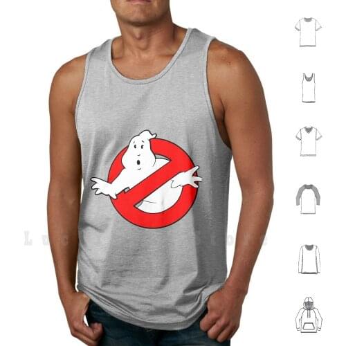 Ghost Tank Tops Vest 100% Cotton Ghost Hunter Buster Spectrum