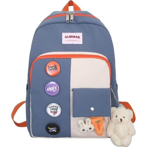 Lovely Large Capacity Schoolbags For Teenage Girls Cute Print Women Backpack High Quality School Backpack Female Shoulder Bags