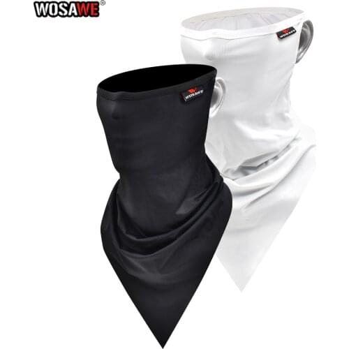 WOSAWE Motorcycle Balaclava mask scarf Bicycle Hat Headgear Bandana Sport Mask Full Cover Face Shield Motocross Headbands