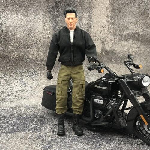 1/12 Scale Male Overalls Baseball jacket Set Clothes Costume Fit 6" Male Action Figure Body Dolls In Stock