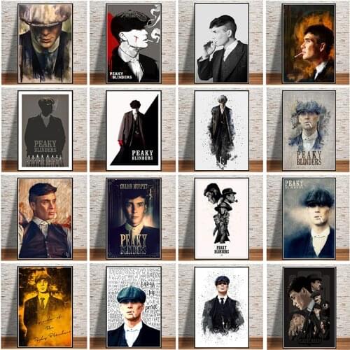Peaky Blinders Season TV Series Canvas Painting on The Wall Art Posters and Prints Hanging Pictures for Home Living Room Decor