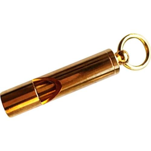 Portable Brass Safety Whistle for Scuba Diving Camping Hunting Sport Rescue Survival Emergency Tool