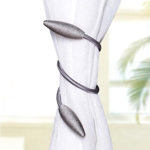 Arbitrary shape strong Curtain Tiebacks Plush Alloy Hanging Belts Ropes Curtain Holdback Curtain Rods Accessoires
