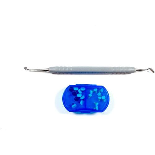 IvolcarStyle Dental Composite Light Cure Fast Quick Foam Pad Handle Trimmer Spatula Resin Filling Materials