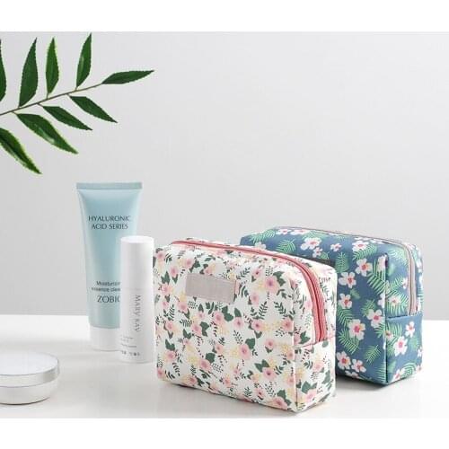 Cute Mini Cosmetic Bags Cotton Waterproof Makeup Bag TravelStorage Bags