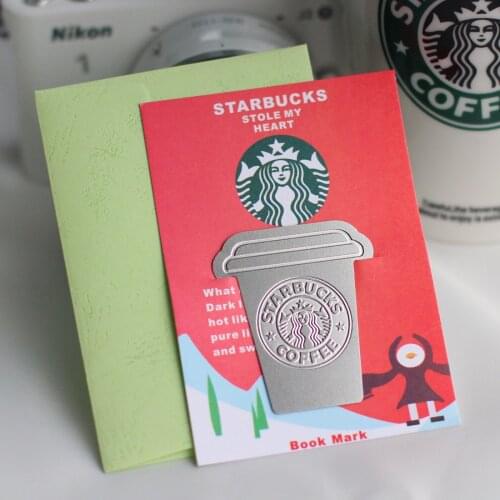 Cute Kawaii Coffee cups Bookmark Book Holder for Book Paper Creative Gift Stationery School Supplies stationery gift