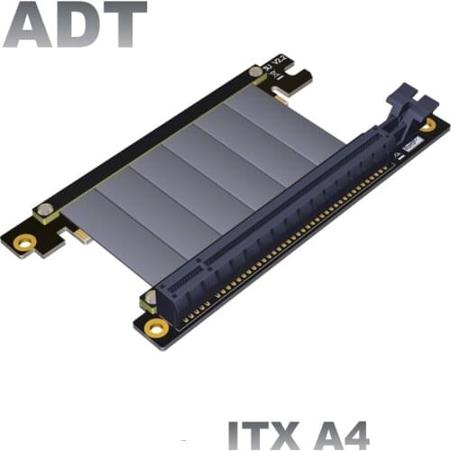 Graphics card extension cable PCI-E x16 3.0 full speed stable compatible with ITX A4 chassis single reverse