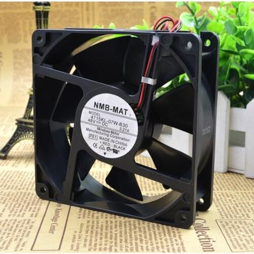 Original nmb 12038 48V 0.21A 4715KL-07W-B30 fan