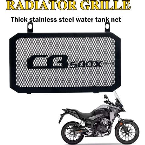 Stainless Steel Motorcycle Radiator Grille Guard Protector Cover Motor Bike For HONDA CB500X 2013 2016 - 2019