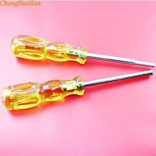 Yellow Handle Security Bit 3.8mm 4.5mm Hexagon Screwdriver 3.8 4.5 Open Tool Gamebit for Nintendo NGC SFC NES Gameboy 30pcs/lot
