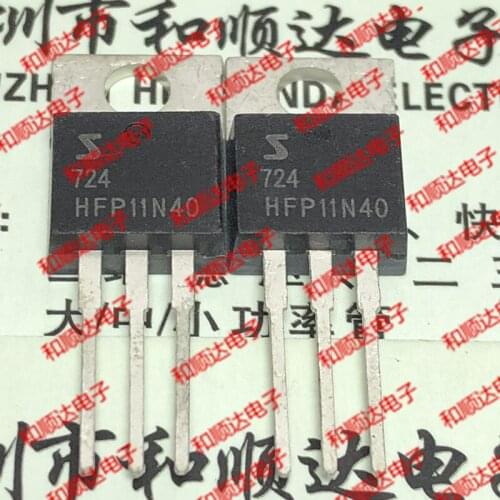 10pcs / lot HFP11N40 new stock TO-220 400V 11.4A
