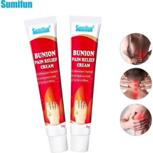 3 PCS Sumifun Arthritis Cream Bunion Analgesic Ointment Herbal Medical Oil Pain Reliefing Wrist Toe Knee Joint Health Care