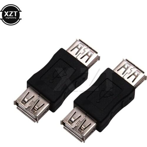 Hot sale USB 2.0 Type A Female to A Female Coupler Adapter Connector F/F Converter Promotion USB extend Jack