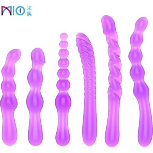 Anal Beads SM Butt Plug G-spot Stimulator Jelly Anal Plug Beads Dildo Adult Adult Sex Toys For Woman Men Gay Erotic Products