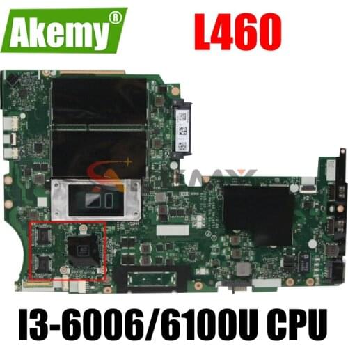 BL460 NM-A651 motherboard for Lenovo ThinkPad L460 notebook motherboard With I3-6006/6100U FRU 01YR818 01AW280 01YR816 01AW279