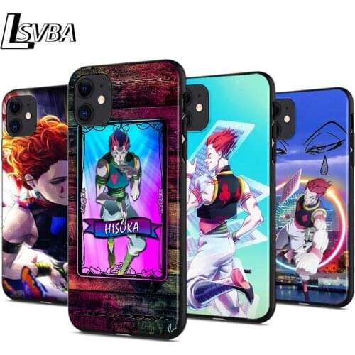Hunter X Hunter Hisoka Anime For iPhone 12 11 XS Pro Max Mini XR X 8 7 6 6S Plus 5 SE 2020 Black Cover Phone Case
