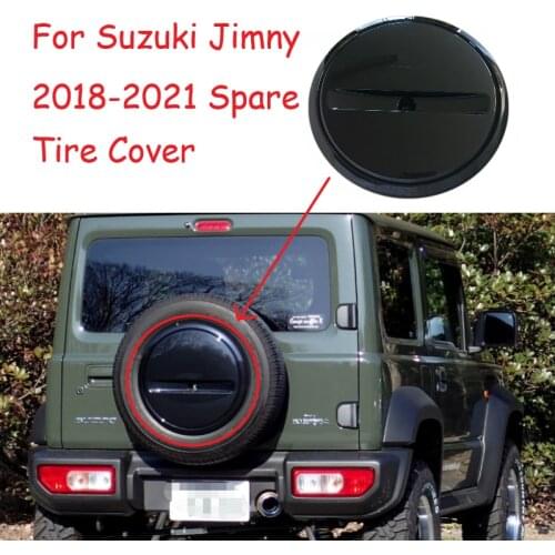 Spare Wheel Cover for Suzuki Jimny JB64 JB74 2018-2020 High Quality ABS Spare Tire Cover Car Outer Accessaries