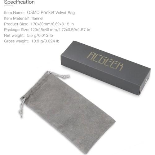 DJI Osmo Pocket Handheld Gimbal Storage Bag Mini Carry Case Portable HandBag for DJI Osmo Pocket Handheld Gimbal Accessories