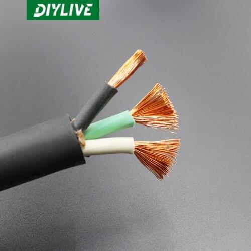 DIYLIVE Five crowns CCL Royal high and low temperature fever power cord original used 5.36 square loose cord power cord