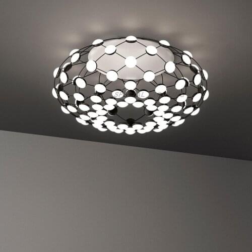 Nordic creative living room Go art ceiling lamp post-modern style special-shaped designer bedroom sky star lamp