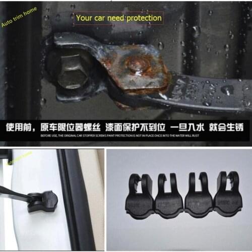 Lapetus Plastic Inner Door Check Arm Stop Rust Waterproof Protection Cover For Nissan Rogue / x-trail 2014 - 2020 Protection Kit
