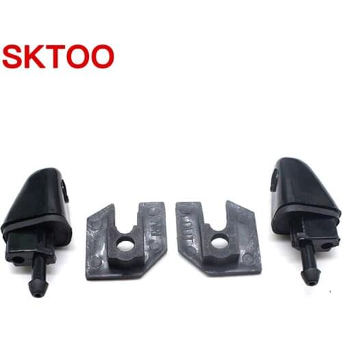 A pair for Mazda 6 M6 Coupe Front Bumper Headlamp Washer Spray Nozzle Headlight Water Spray Jet Nozzle