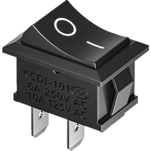 10PCS KCD1 6A/250V 10A/125V Ship Type Switch 15*21mm SPST ON/OFF 3Pin Boat Rocker Switch 15X21 power switch New