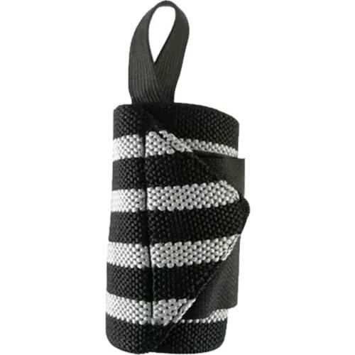 Support Sports Fitness Padded Wrist Thumb Brace Strap Power Weight Lifting Hand Wrap Support Gym Training Bar Wristband