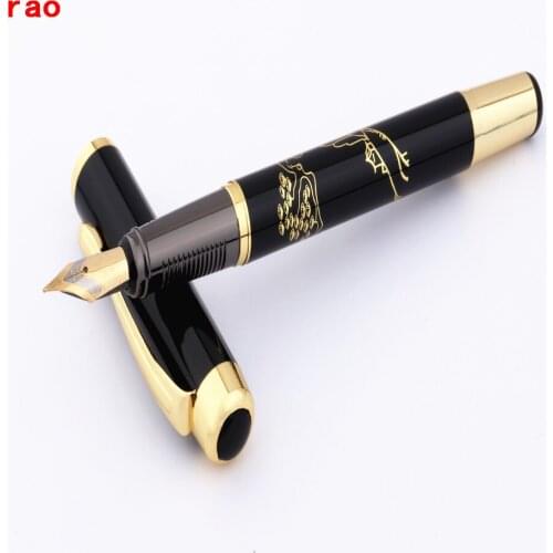 Luxury Heavy pens You 7039 Black Welcoming pine Friendship pen Office fountain pen New