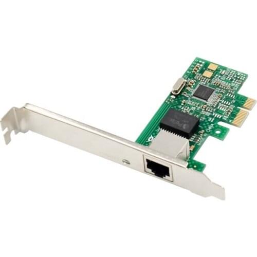 PCIe X1 to Single Port RJ45 Gigabit Ethernet NIC Network Card 1000M PCI-e RJ45 network card I211AT Chipset lan