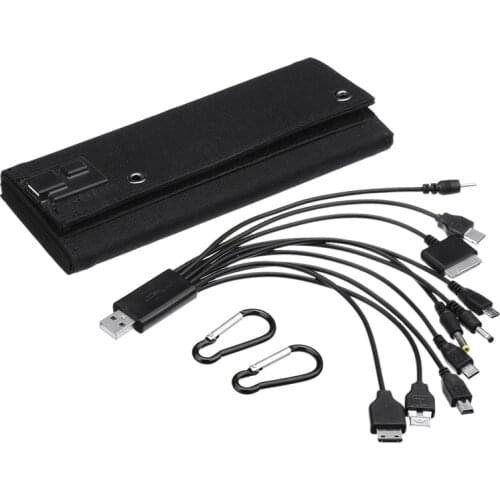 10W 5V Solar Folding Panel Portable Waterproof Solar Power Panel USB Interface Suitable for Outdoor Camping Travel