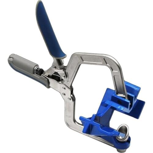 90 Degree Right Angle Woodworking Clamp Picture Frame Corner Clip Hand Tool Clamps Puncher for Woodworking Crimper