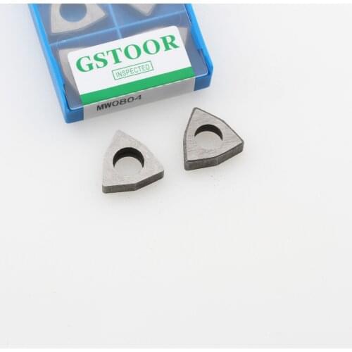 10PCS CNC Shim MW0804 Carbide blade gasket CNC knife pad lathe accessories Tool For WNMG0804 Inserts