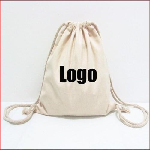 100pcs/lot) size 20x30cm Custom drawstring backpack for kids