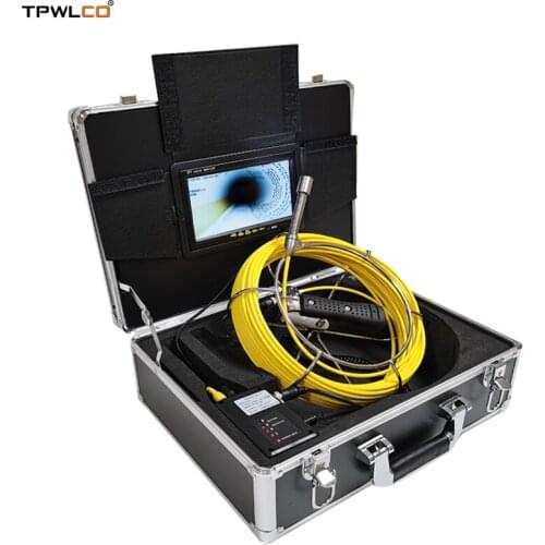 20m Cable Tube Endoscope Inspection Camera System With DVR 7" TFT LCD Display 17mm Snake Video Endoscope Camera