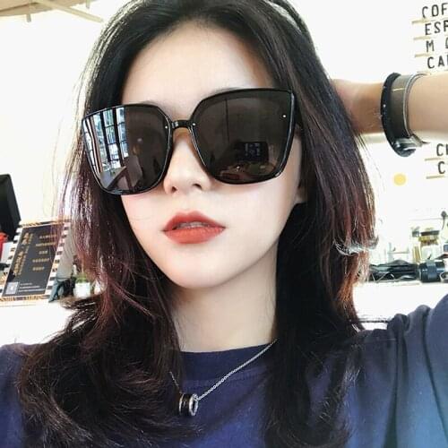 2021 New Sunglasses Fashion Square Sun Glasses Ladies Vintage Big Frame Eyeglasses Women/Men Brand Design Female Eyewear